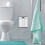 Hanging Waste Bin 5L with Push-Up Lid for Kitchen/Bathroom 6