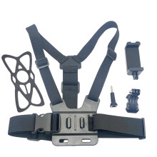 J Shape Base Chest Belt 360 Degree Rotating Holder For Action