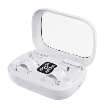 1Set Bluetooth-compatibele draadloze oordopjes die-Wit