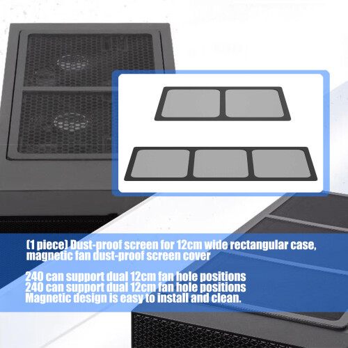 12cm Wide Magnetic Dusts Filter Cover for Computer-36cm long 2