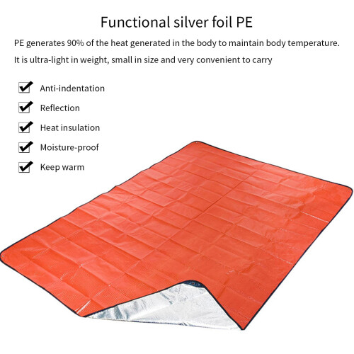 Windproof Waterproof Survival Emergency Blanket for Outdoor 1