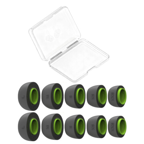 Sweatproof Earphone Ear Tip Enhances Grip Breathable-mix