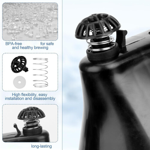 High Efficiency Brew Basket Stop Valves Kits Coffee Machine 1