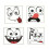 Autocollants visage souriant pour console, ordinateurs 1