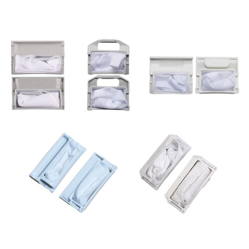 2Pcs Washing Machine Lint Catcher Filter Bag Mesh-10.2X6.5cm 2