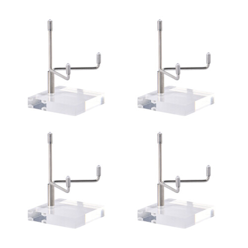 4er-Pack modernes Rock-Artefakt-Displaysystem, einfache-Acryl