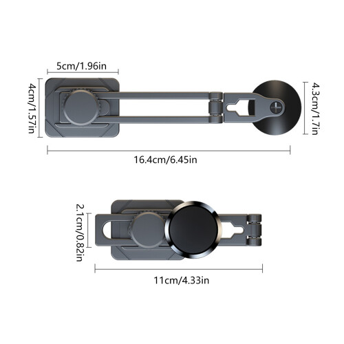Support magnétique robuste pour téléphone de voiture, universel, 2