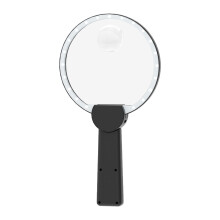 All Purpose Magnifying Glass 3X Lens Featuring 3 Light Modes