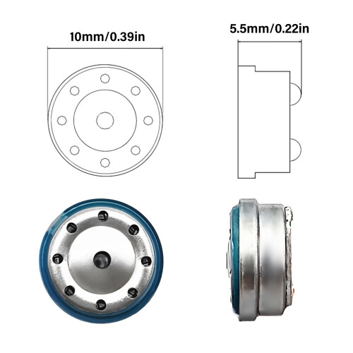 Unité de haut-parleur de la structure 10MM de double chambre 2