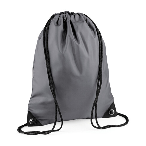 BagBase (One Size, Graphite Grey) Bagbase Premium Drawstring Bag