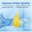 10PCS Water Purification Filters Remove Impurities from 5