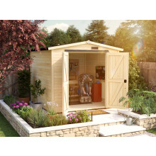 Log Cabin Shed Tubby W8' x D8' / W2.4m x D2.4m, Super Felt Roofing Dunster House