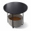 Table d'appoint ronde avec panier de rangement, structure en métal 1