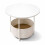Table d'appoint ronde avec panier de rangement - Structure en métal 1