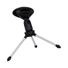 Adjustable Height Microphones Tripods-Metal rod eggshaped
