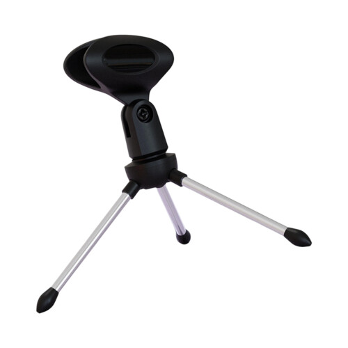 Adjustable Height Microphones Tripods-Metal rod eggshaped