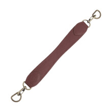 Sangle de poignée de sac courte en cuir PU souple,-Couleur café