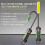 Rechargeable Work Lights, COB Portable LED Work Light with , Hook Work Flashlight for Lathe, Car Repair, Emergency, 4 Lighting Modes 2