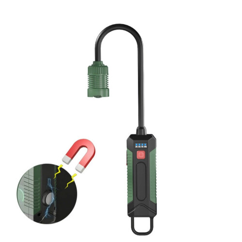 Rechargeable Work Lights, COB Portable LED Work Light with , Hook Work Flashlight for Lathe, Car Repair, Emergency, 4 Lighting Modes 2