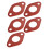 High Performances Flange Gaskets Silicone for Pump Connection in 6
