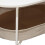Table basse ovale avec panier de rangement 6