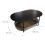 Table basse ovale avec panier de rangement 4