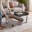 Table basse ovale avec panier de rangement 5