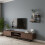 Étagère murale industrielle, métal et bois, design flottant 3