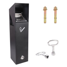 Wall Mounted Metal Garbage Can For Outdoor-Excellent wall hangi