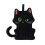 Double Layers Absorbent Hand Towel In Cats Pattern-blue eyes 1