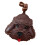 Creative Dog Pattern Keychain Ornament PU Leather-Dark Brown. 1