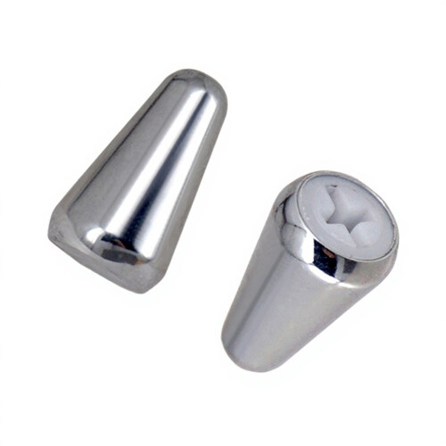 2Pcs Guitar Switches Caps Replace Electric Guitar Toggle-Silver