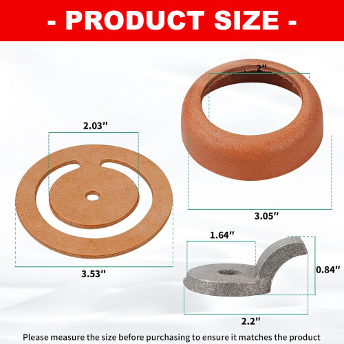 Leather And Metal Component Set For Hand Pumps Valves And 2