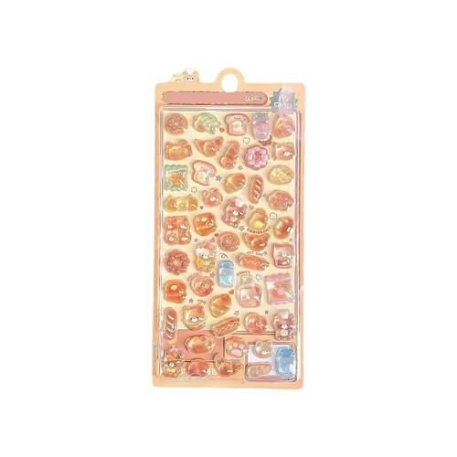 3D Puff Mini Sticker Waterdichte decoratieve sticker voor het-E