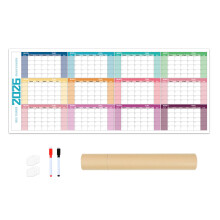 2026 volledig jaaroverzicht kalender uitwisbare-kleur