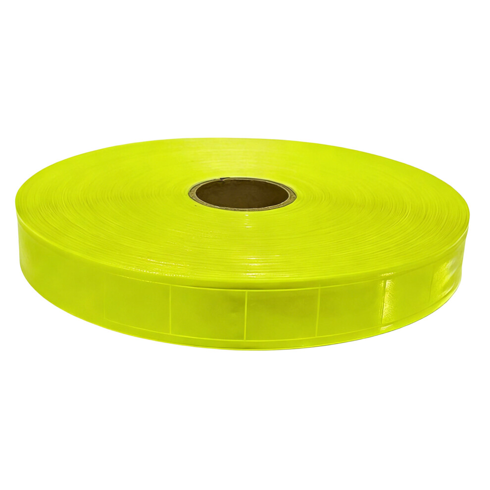 50M High Visibilities Reflective Pvc Tape-2.5 Fluorescent Yell 7751001386732