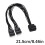 ClutterFree Desktop Solution Bent USB Header Extension 9Pin to 3