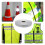 50m PVC Reflective Materials Roll for-2.5 fluorescent yell 4