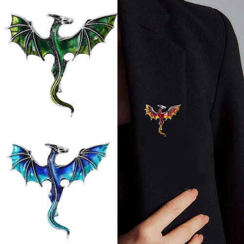Western Dragon Emaille Broche Legering Vakmanschap-Groente 2