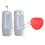 6pcs Plastic Urinal Deodorizer Pad Not Splash Design for-Blue 7