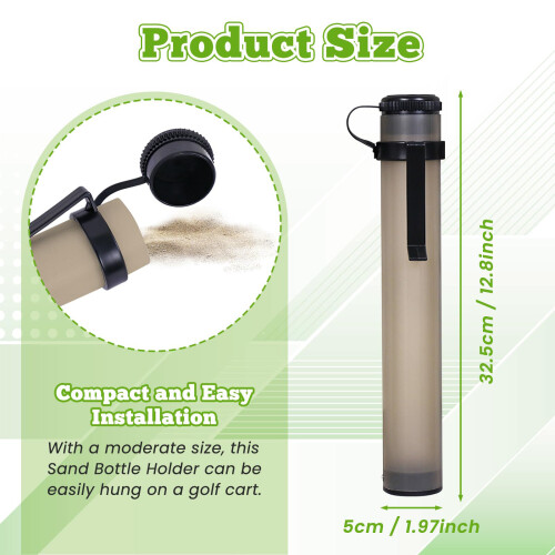 Golf Cart Sand Storage Dispenser For Quick Installation-Gray 2