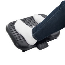 Reposapiés ergonómico ajustable para oficina o hogar