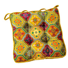 Polyester respirable de base-coussin couronne jaune