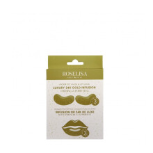 ROSELISA Combo lips & eyes-Luxury 24K gold infusion (3+3)