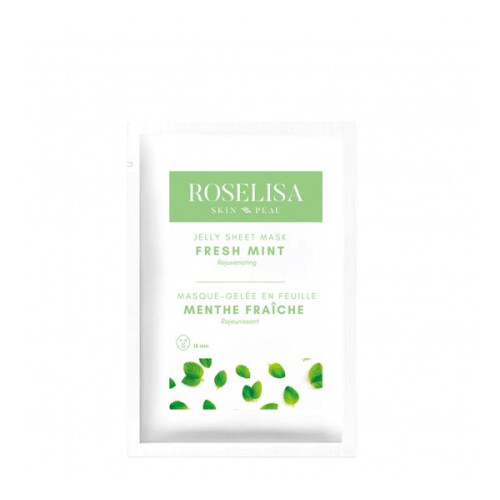 ROSELISA Jelly sheet mask-Fresh mint (10 un.)