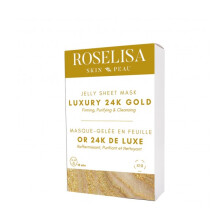 ROSELISA Jelly sheet mask-Luxury 24K gold (10 un.)