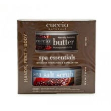 Cuccio Sea Salt Scrub & Body Butter - Pomegranate & Fig 2un.
