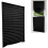 Sturdy Pleated Window Shade With Light-Full black 60 180 4