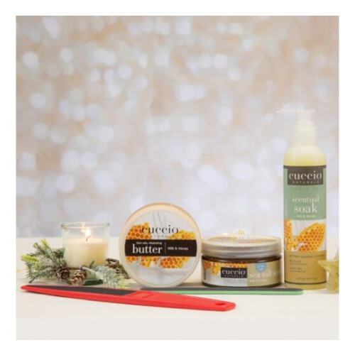 Cuccio Scentual pedicure kit - Milk & Honey 7un