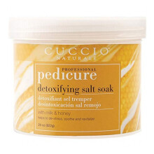 CUCCIO PEDICURE SALT SOAK-MILK & HONEY 29 OZ.